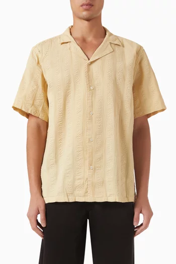Peer Jacquard-stripe Shirt