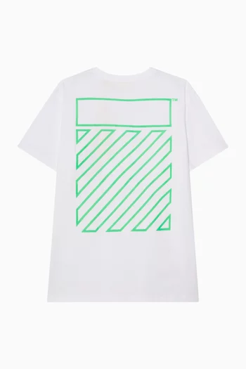 Off Diagonal T-shirt in Cotton