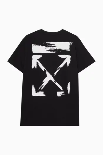 Arrow Paint T-shirt in Cotton