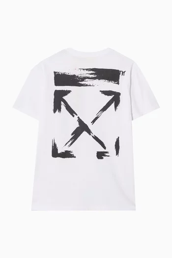 Arrow Paint T-shirt in Cotton