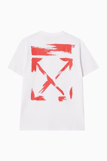 Arrow Paint T-shirt in Cotton