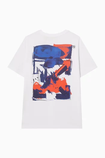 Arrow Acrylic T-shirt in Cotton