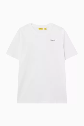 Arrow Acrylic T-shirt in Cotton