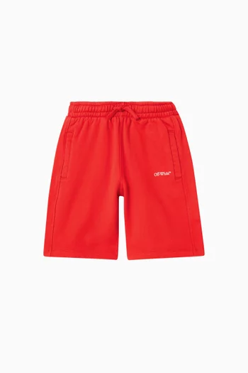 Bookish Logo Shorts in Cotton