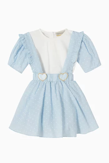 Puff Sleeves T-shirt in Cotton