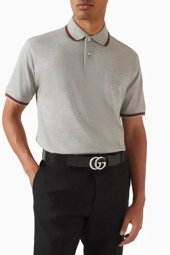 Flat Marmont Belt in Leather