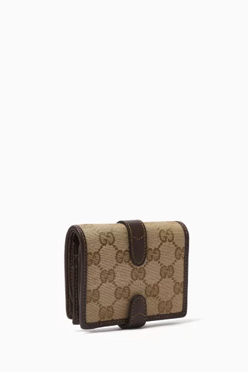 Medium Jackie Wallet in GG Canvas