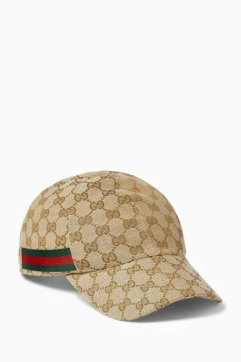 GG Baseball Cap in Canvas