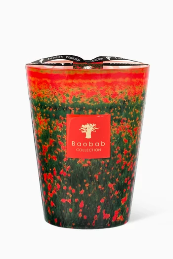 Arty Flowers Poppies Candle, 3000g