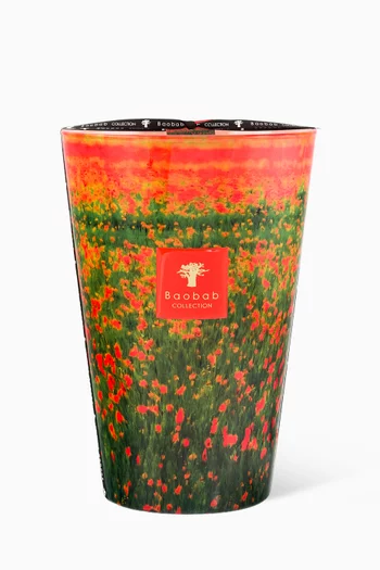Arty Flowers Poppies Candle, 6500g