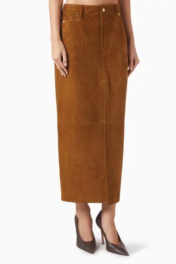 Erika Skirt in Suede