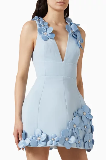 Estelle 3D Floral Mini Dress
