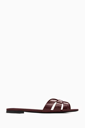 Tribute Mules in Patent Leather