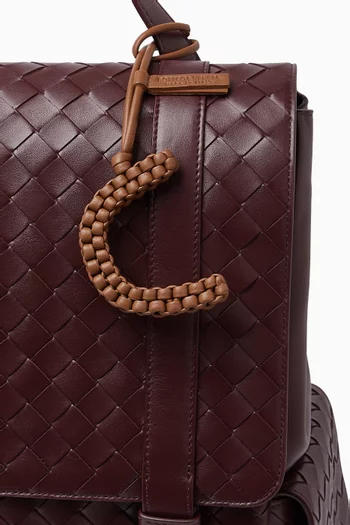 Letter Z Charm in Intrecciato Nappa