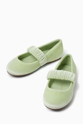 Jaclyn Ballerina Shoes in Velvet