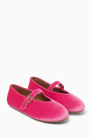 Sydney Ballerina Sandals in Velvet