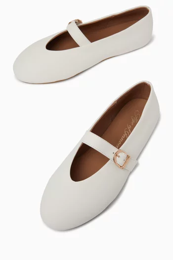 Sydney Ballerina Sandals in Leather