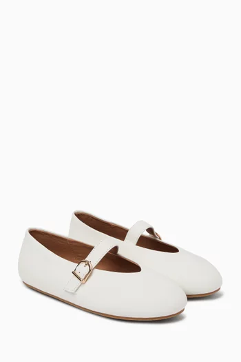 Sydney Ballerina Sandals in Leather
