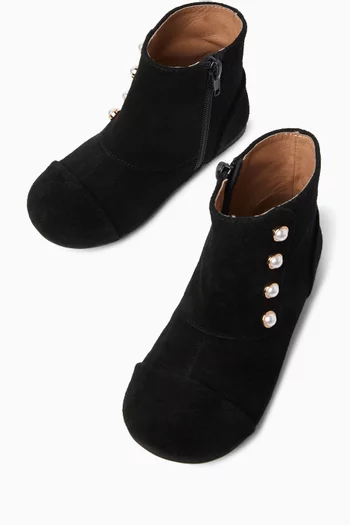Natalie Boots in Suede