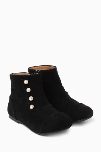 Natalie Boots in Suede
