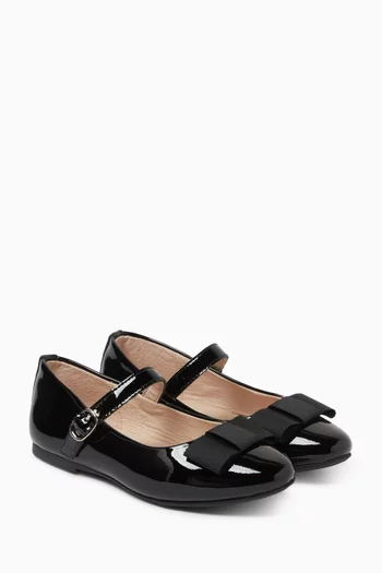 Ellen Ballerina Sandals in Patent Leather