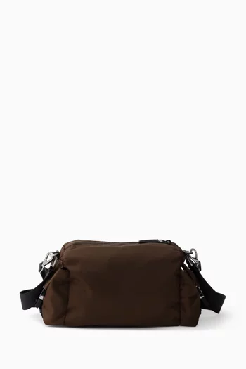 Explore Crossbody Bag in Re-Nylon & Leather