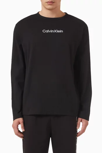 Logo Lounge T-shirt in Cotton