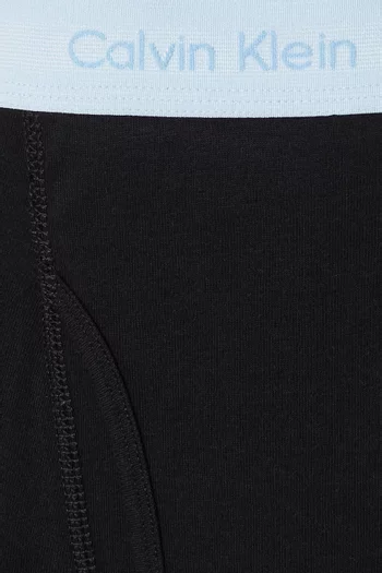 Logo Boxer Briefs in Cotton, Set of 3