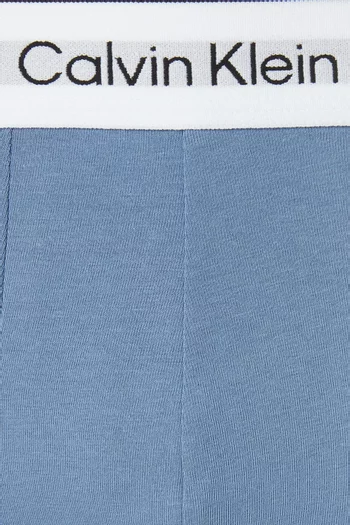 Low Rise Trunks in Icon Cotton Stretch, Set of 3