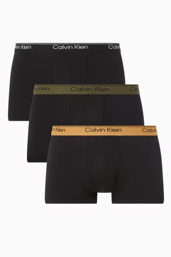 Logo Low-rise Trunks in Cotton