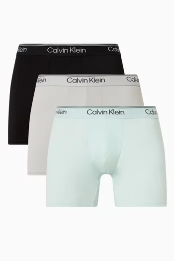 Boxer Briefs in Microfibre Stretch, Set of 3