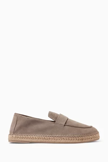 Espadrille Loafers in Suede