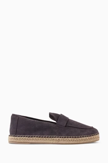 Espadrille Loafers in Suede