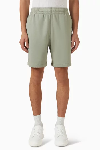 Logo Graphic Shorts in Cotton