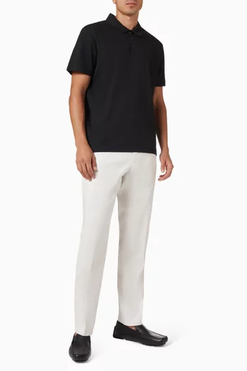 Slim-fit Pants in Linen-blend