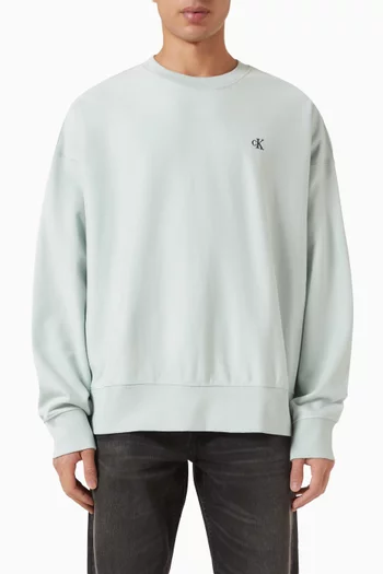 Relaxed-fit Sweatshirt in Cotton Terry