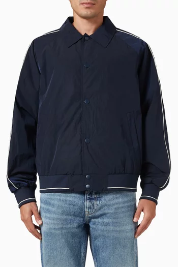 Sporty Bomber Jacket in Nylon