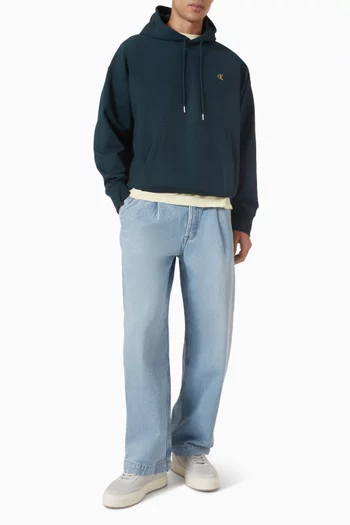 Barrel-leg Jeans in Denim