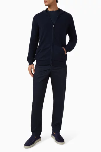 Zipper Vest in Terry Towelling