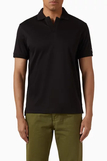 Interlock Polo T-shirt in Cotton