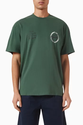 Logo-print T-shirt in Jersey