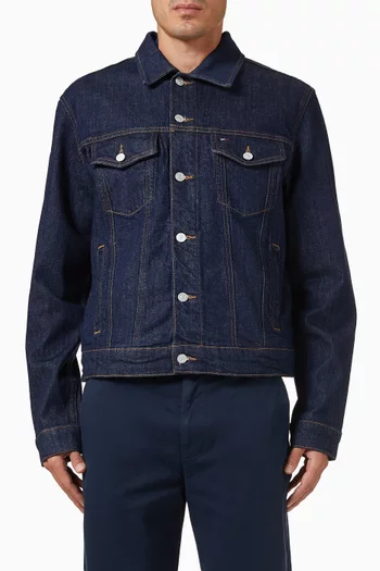 Ryan Trucker Jacket in Denim