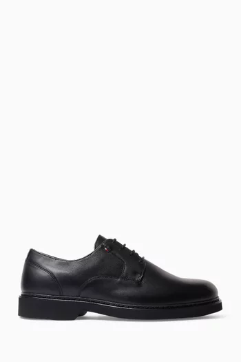 Ultra Light Derby Shoes in Leather