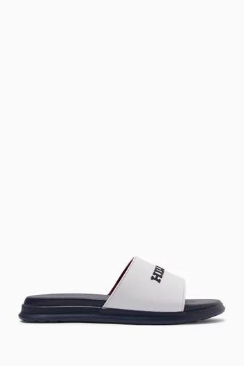 Monotype Pool Slide Sandals