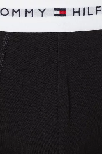 Logo Trunks in Stretch Cotton, Set of 3