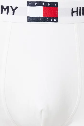 Logo Trunks in Stretch Cotton, Set of 3