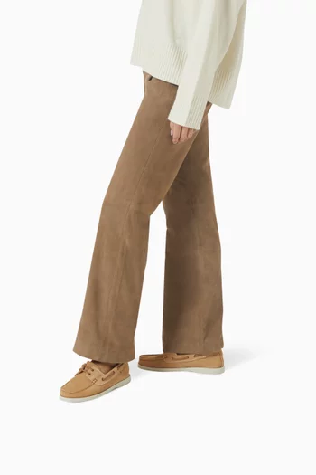 Boat Loafers in Suede
