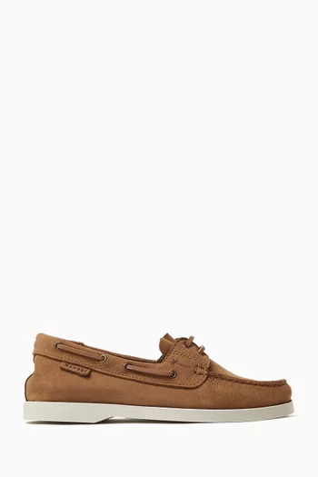 Boat Loafers in Nubuck Leather