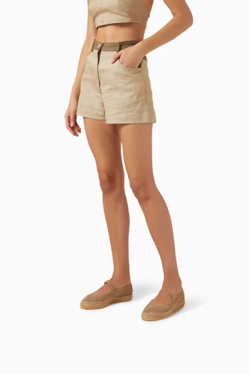 Mary Jane Espadrilles in Suede