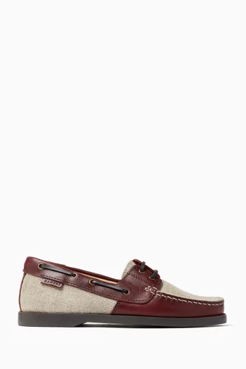 Boat Shoes Loafers in Canvas